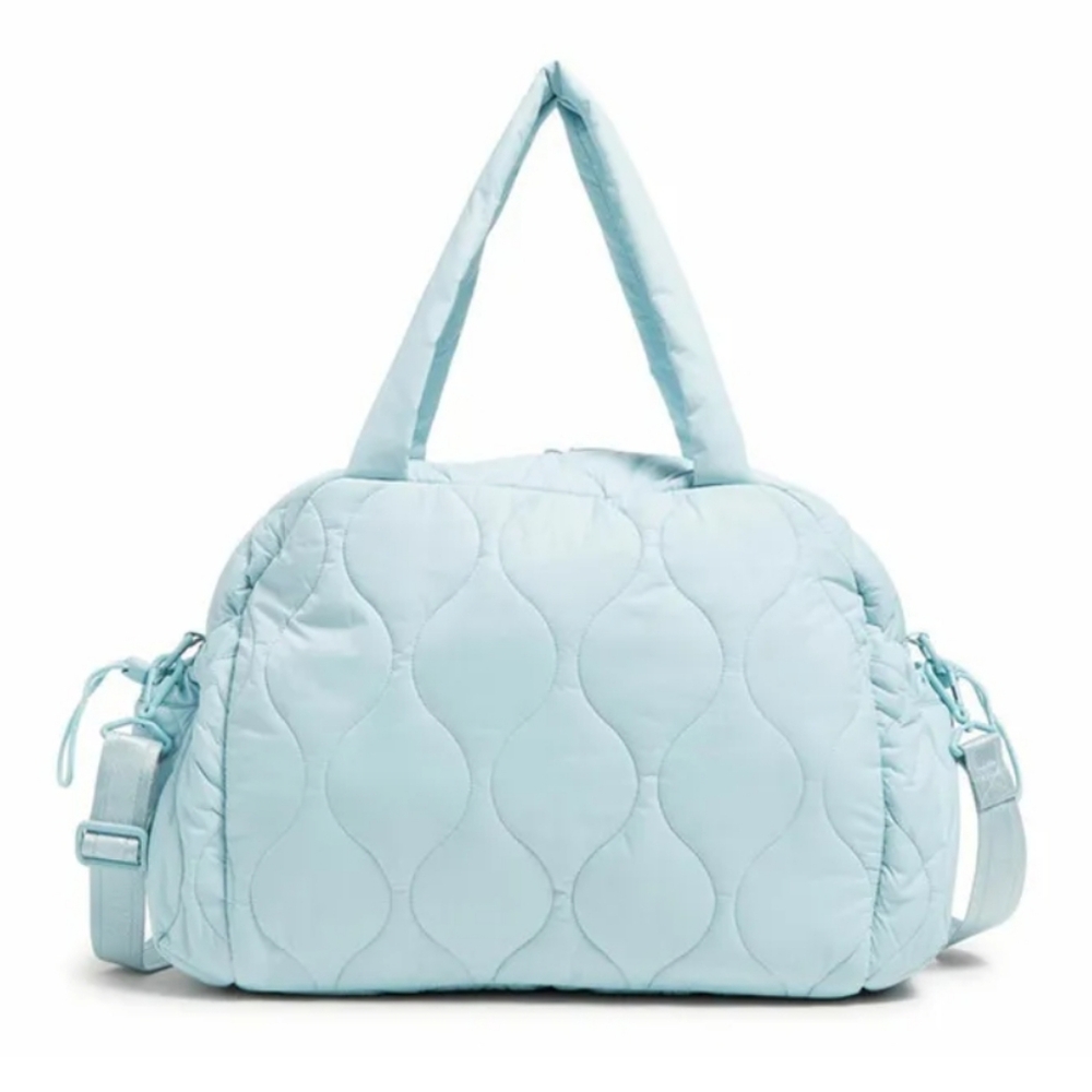 Vera Bradley Featherweight Dusty Blue Travel Bag